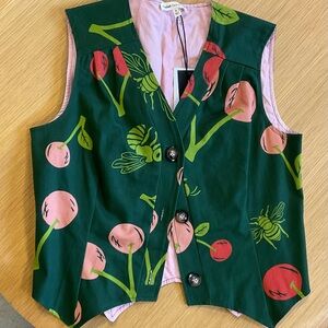 Klaus Haapaniemi Green Floral Vest